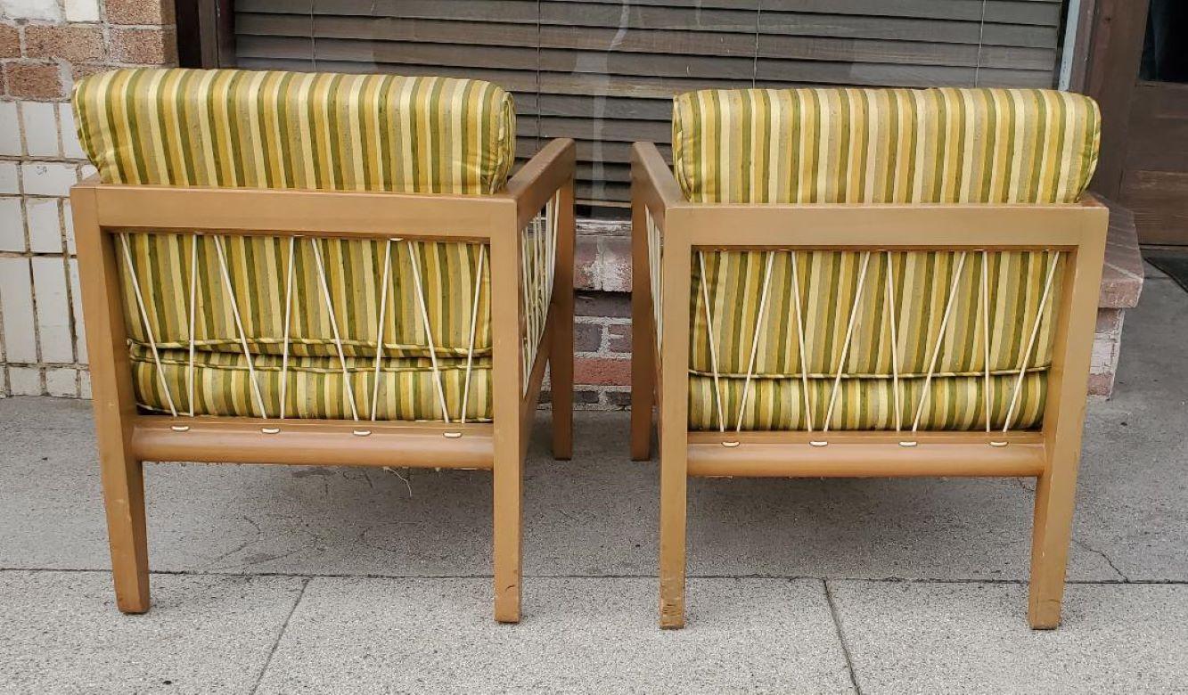 Chaises longues Precedent vintage Edward Wormley pour Drexel des années 1940 - Un ensemble de 2  en vente 8