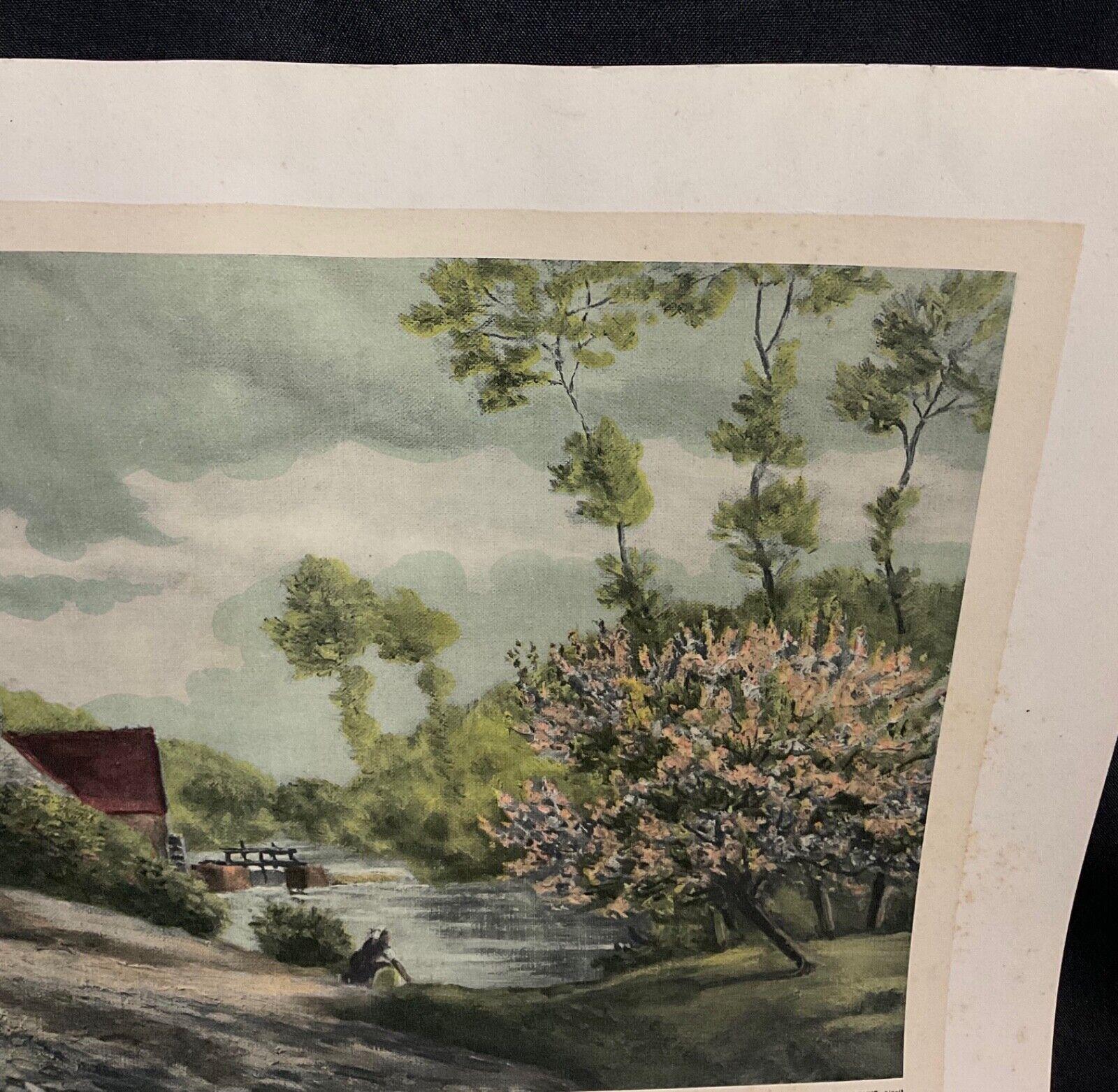 Incisione vintage del 1940 di Robert Denys - 