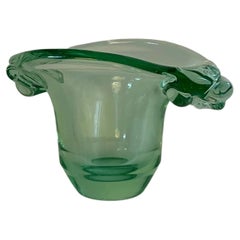 Vintage 1940's French Daum Glass Vase