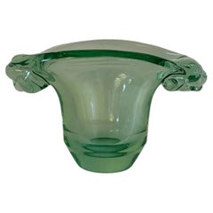 Vintage 1940's French Daum Glass Vase