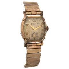 Vintage 1940s Gold-Plated Bulova Mechanical Watch