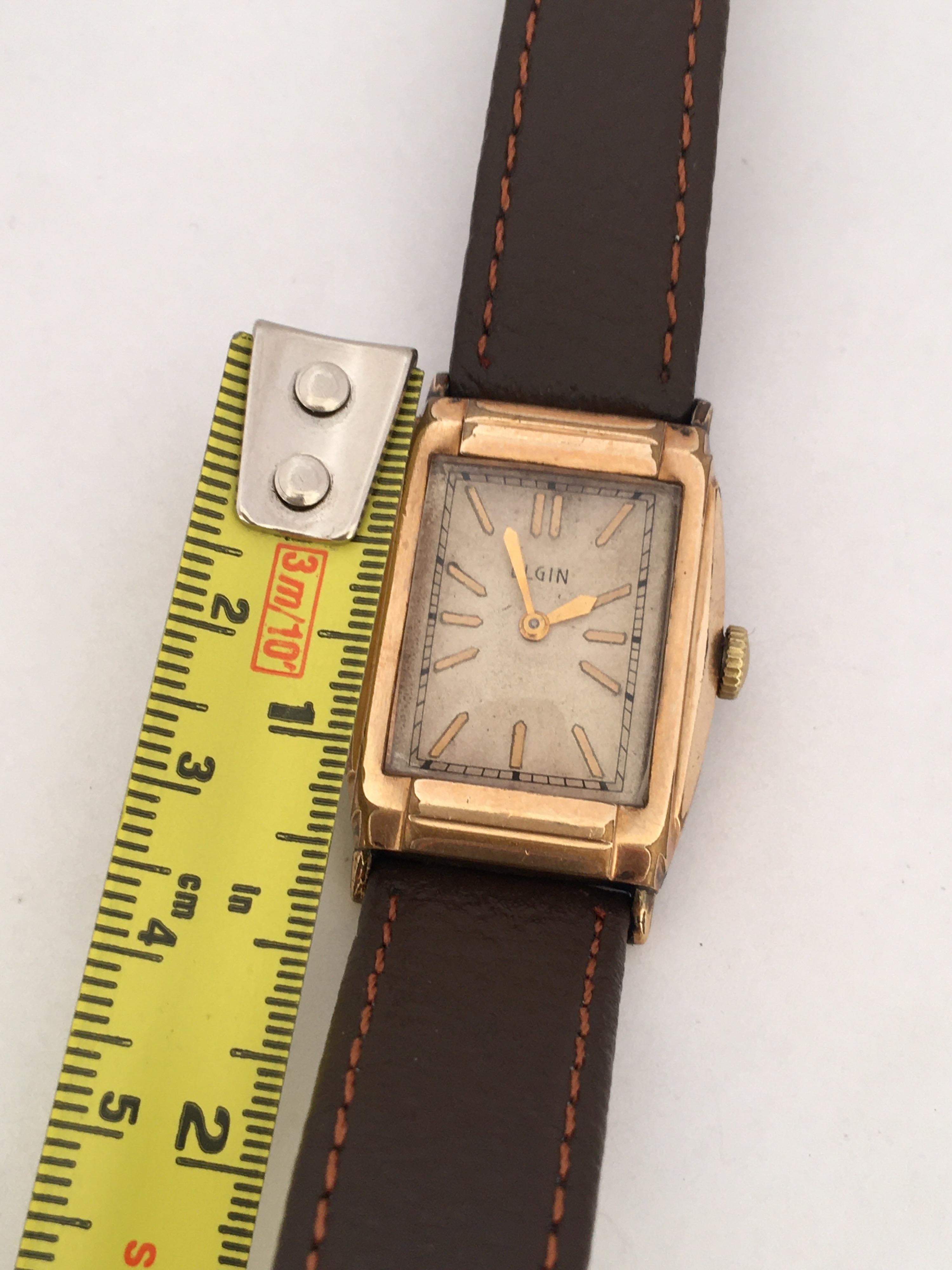 Vintage 1940s Gold-Plated Manual Mechanical Watch In Good Condition For Sale In Carlisle, GB