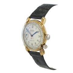 Vintage 1940s Gruen Precision "Chrono-Timer" Single-Register Chrono 14KT Watch