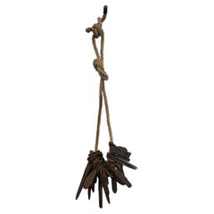 Vintage 1940s Handwrought Rack of Mountain Climbing Pitons by Fritsch & Co.
