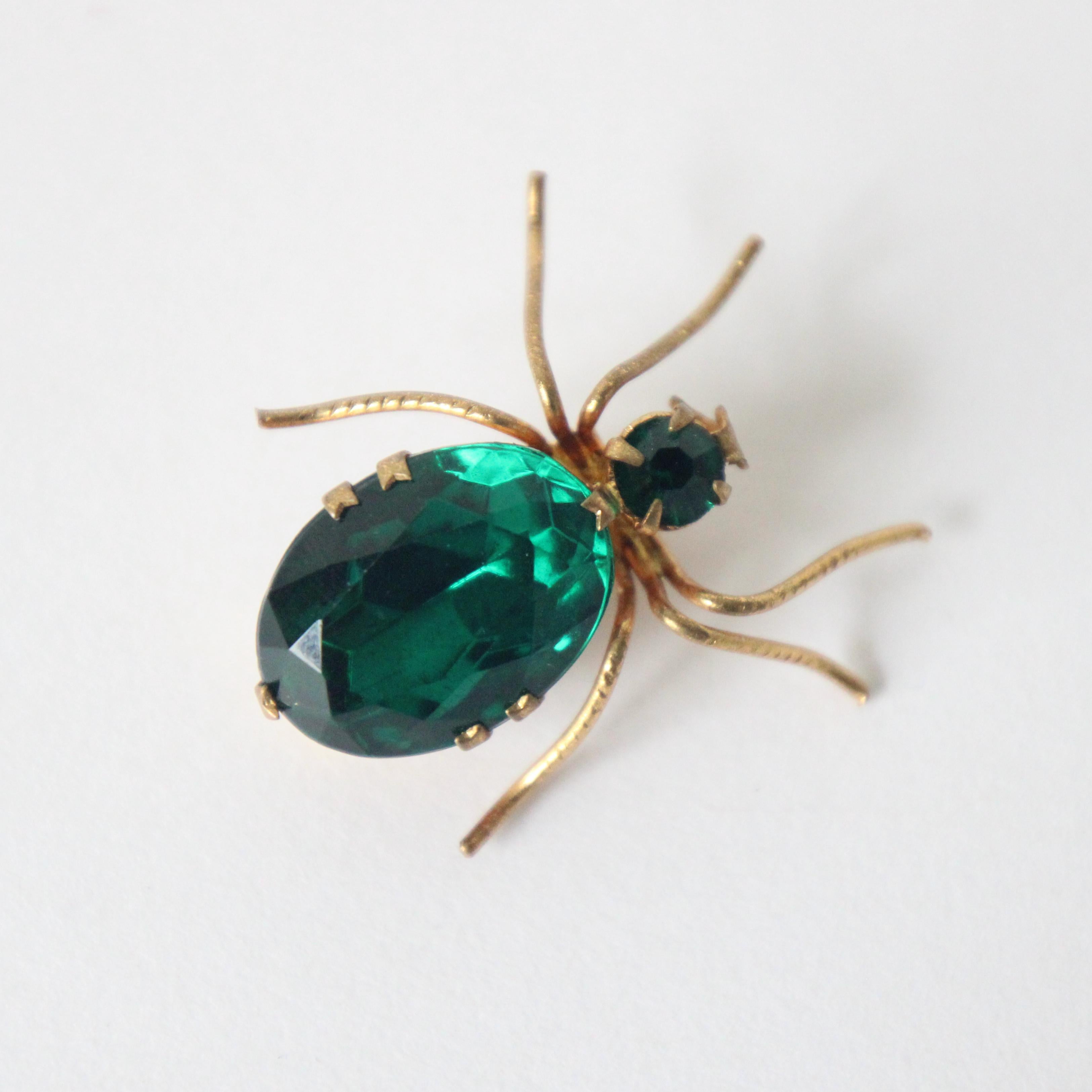 Conjunto de bisutería vintage de 1940 broche con pendientes de brillantes de insectos en Bueno estado para la venta en Cheltenham, GB