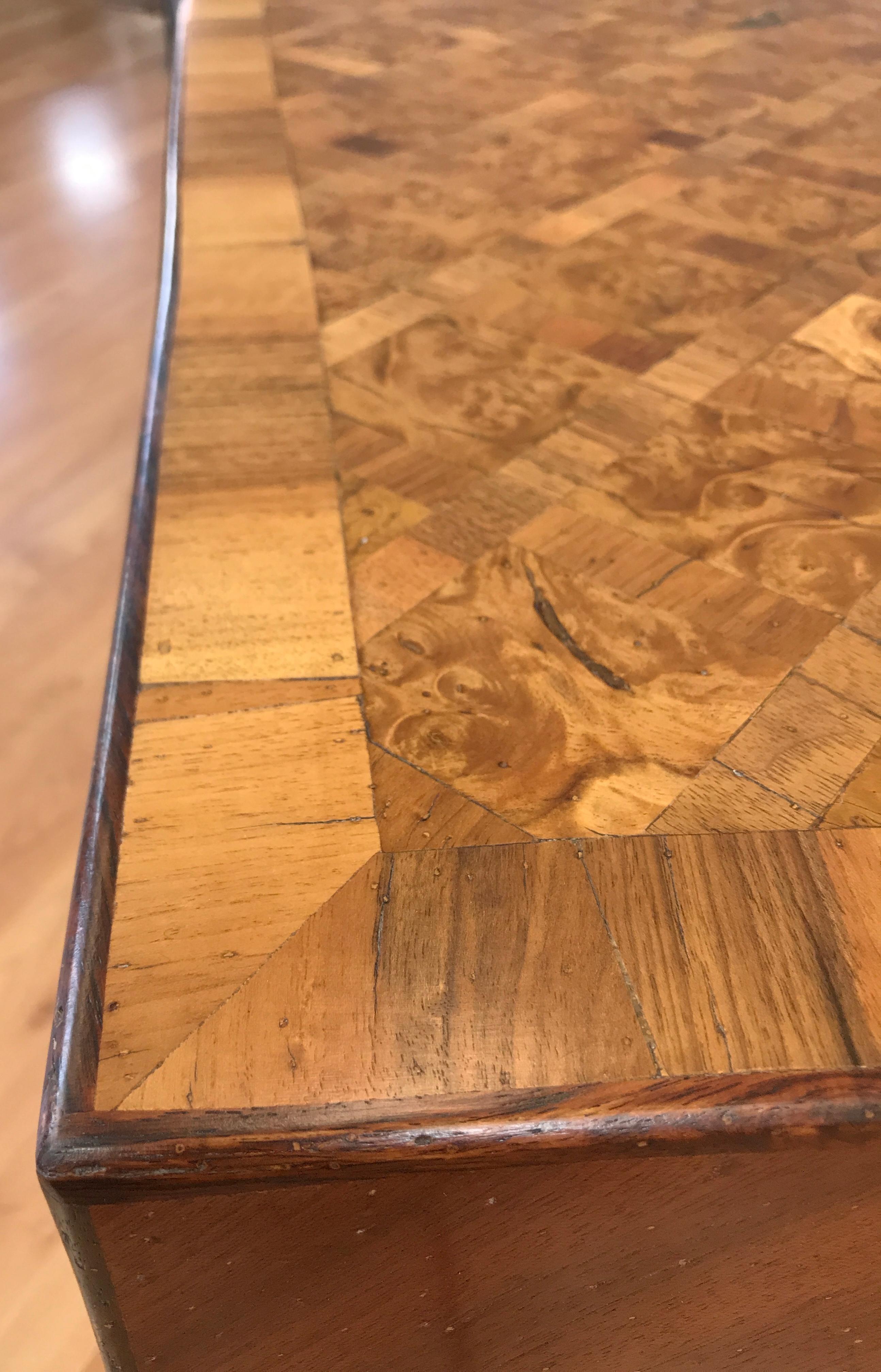 Vintage 1940s Italian Marquetry Coffee Table 6