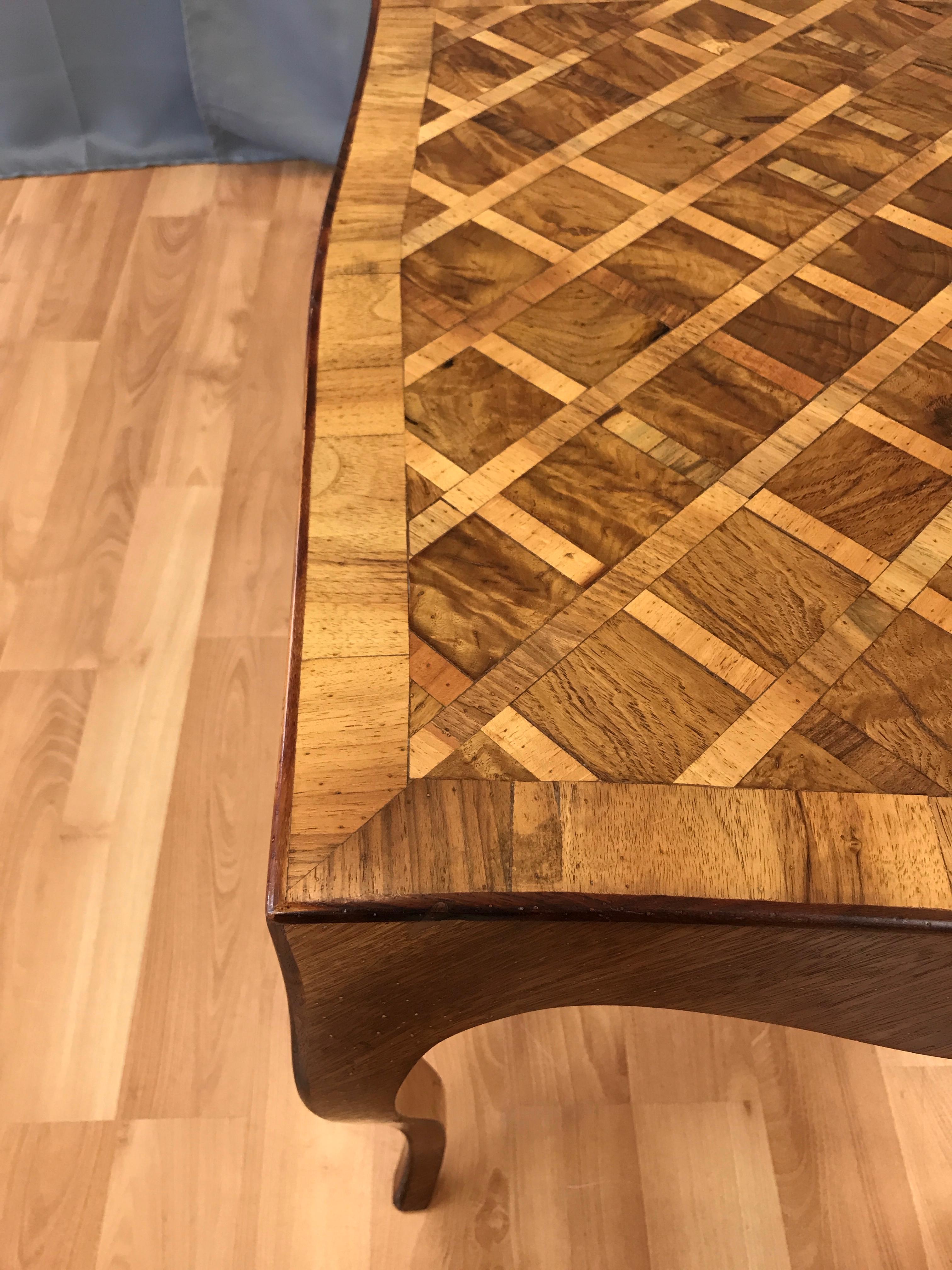 Vintage 1940s Italian Marquetry End Table A at 1stDibs vintage end