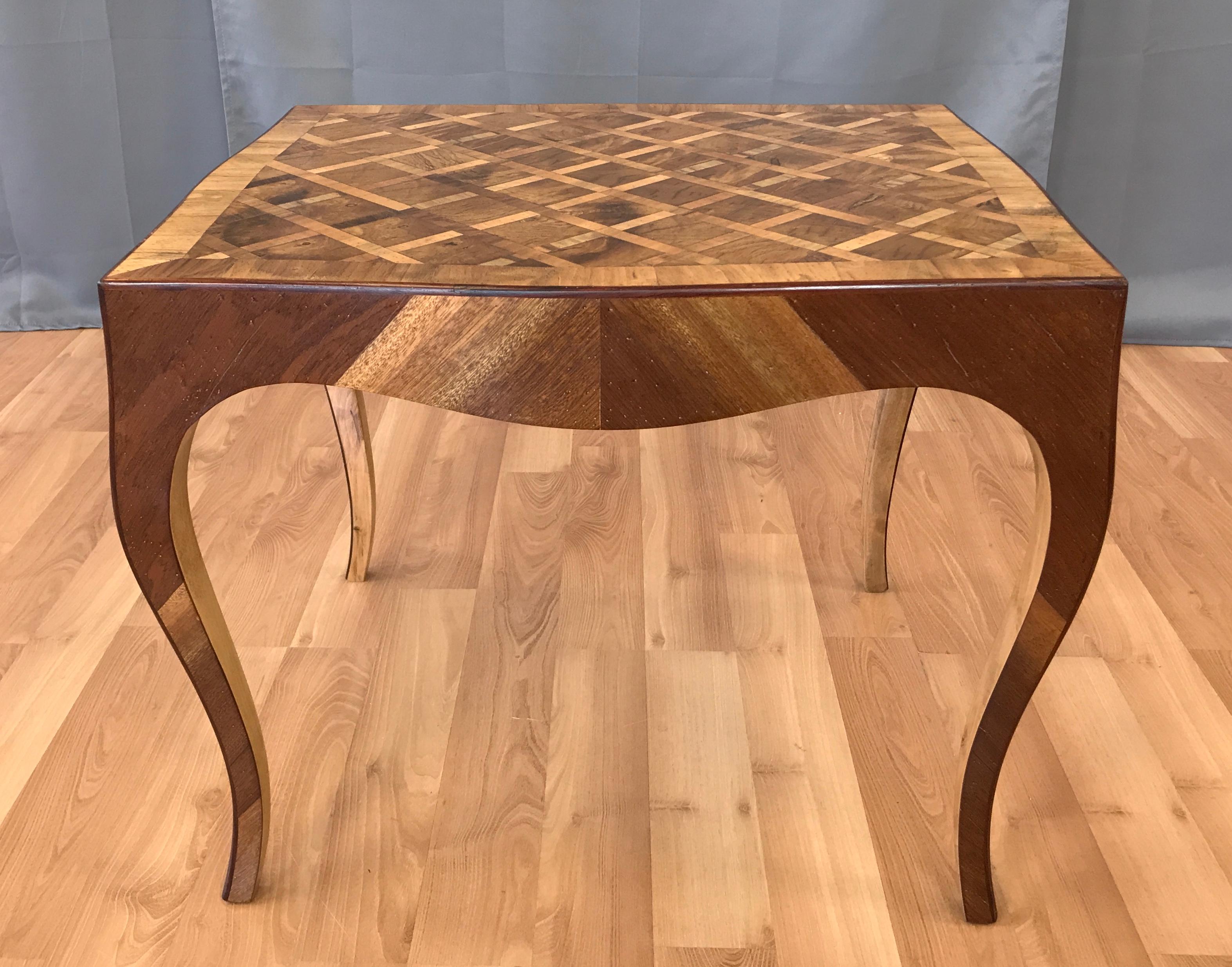 vintage end table 1940s