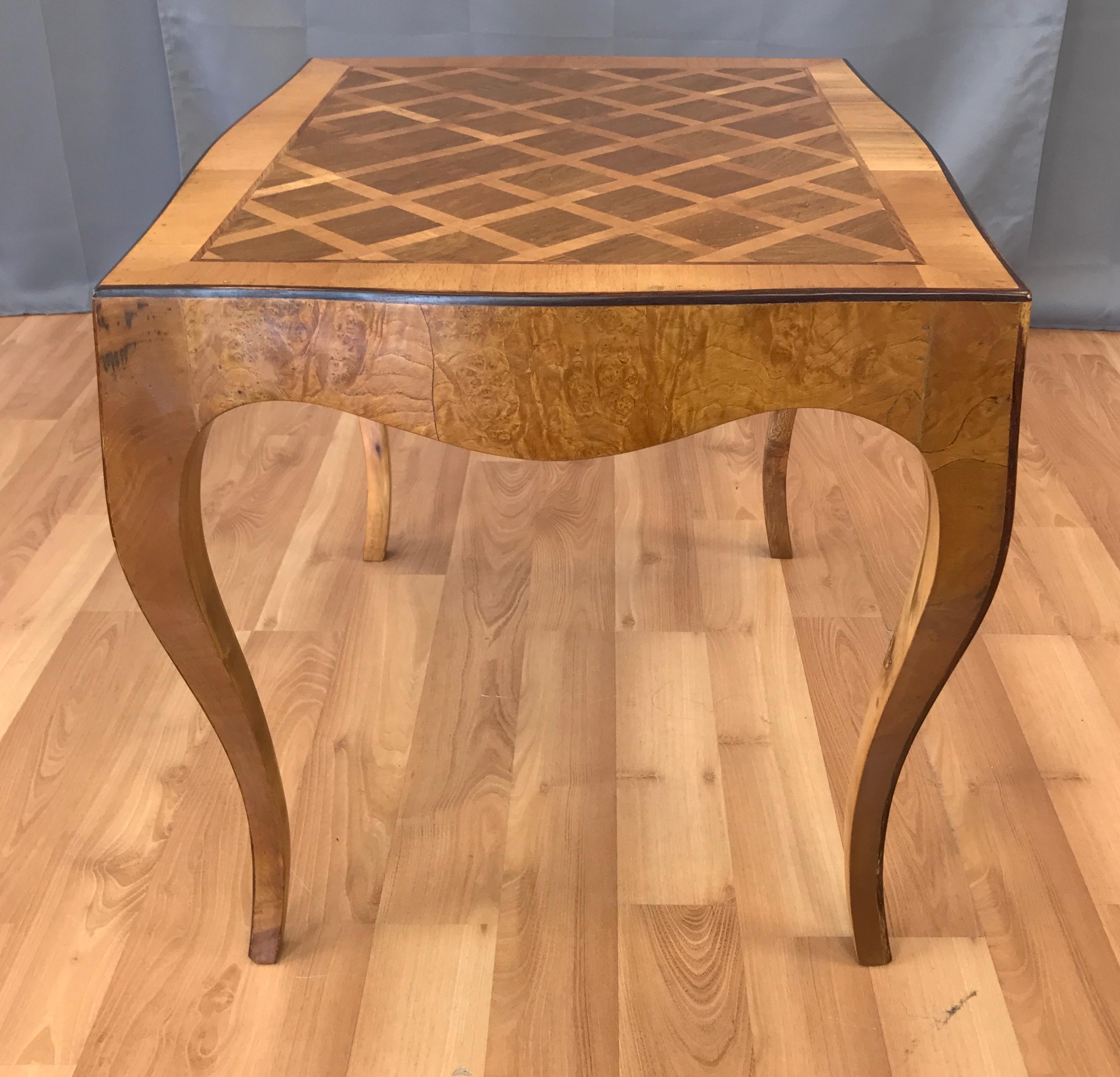 vintage end table 1940s