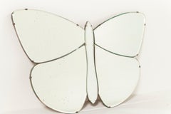 Vintage 1940's Italian Wall Mirror, 5 Piece Butterfly, Italy