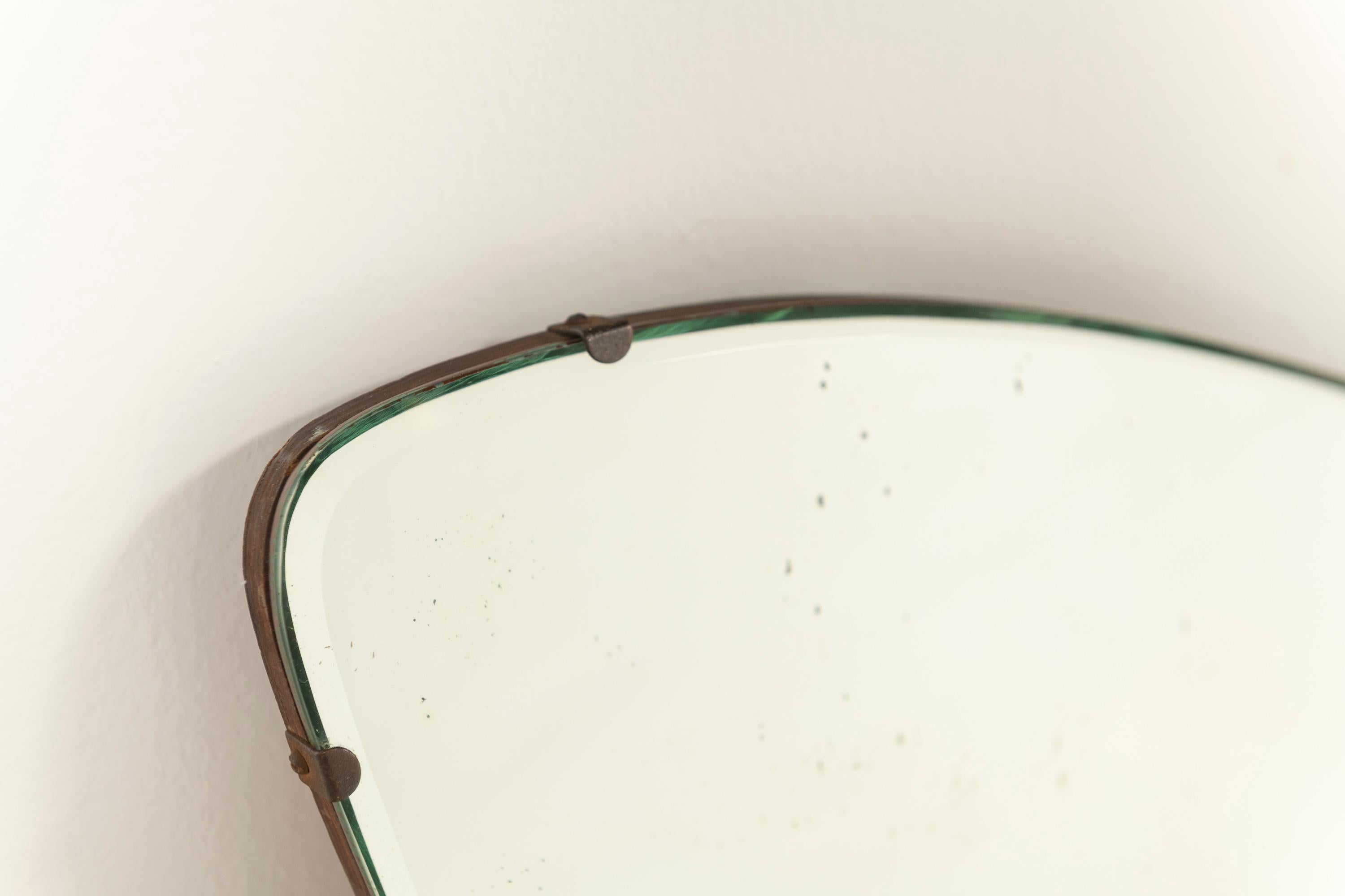 Vintage 1940's Italian Wall Mirror, 5 Piece Butterfly, Italy For Sale 2