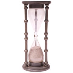 Timer di peltro o di sabbia vintage degli anni '40