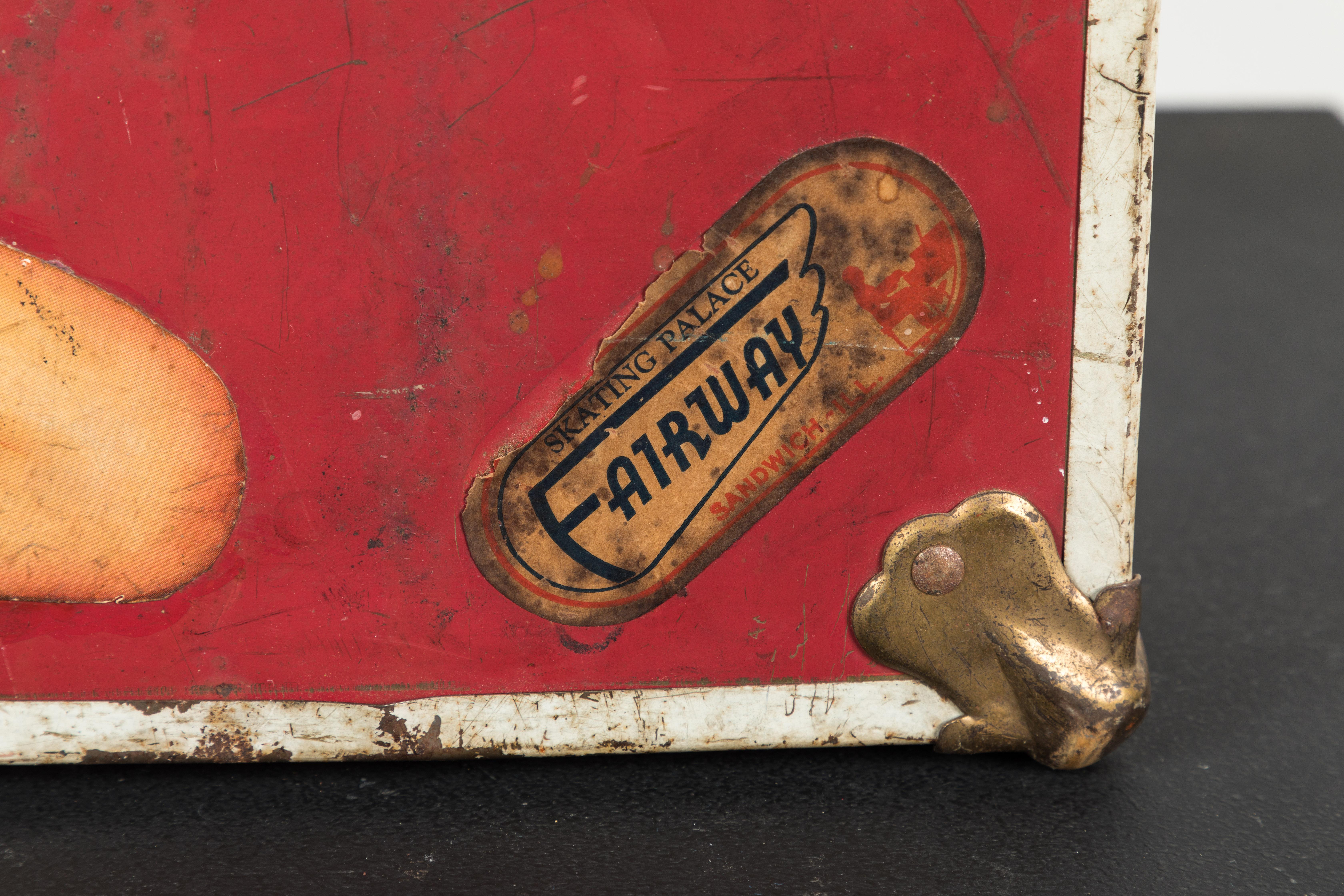 vintage roller skate case