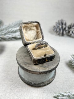 Vintage 1940’s Platinum, Diamond Full Eternity Band Ring