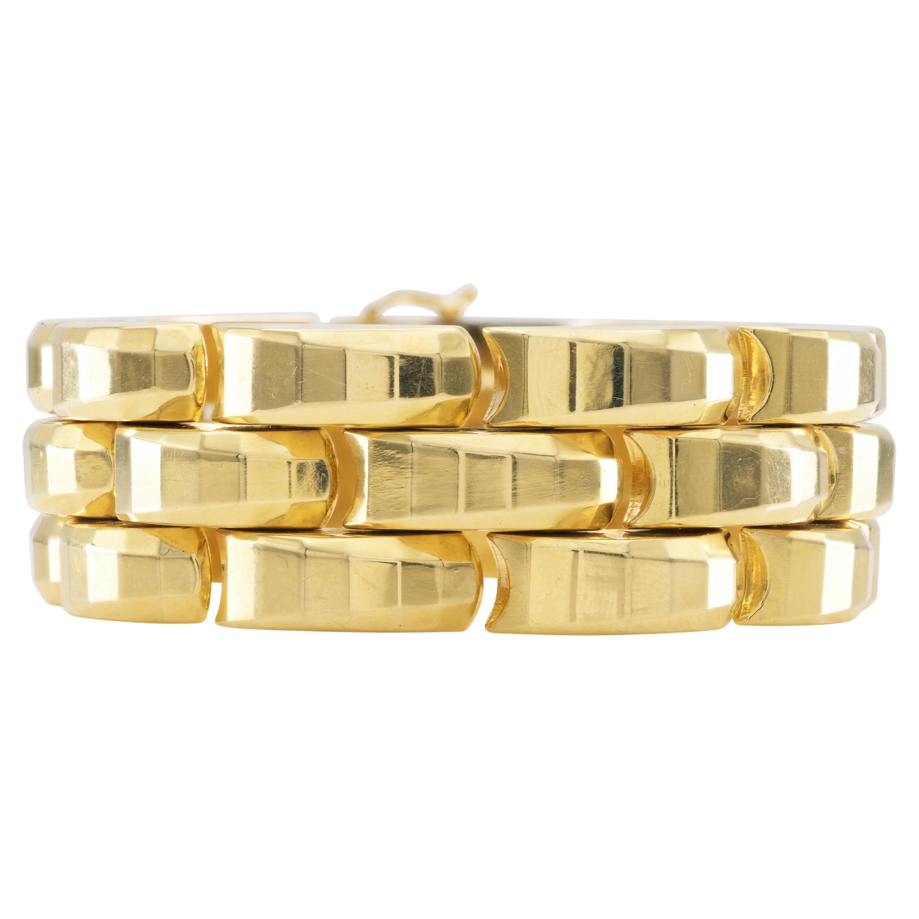 Vintage 1940s Retro Gold Link Bracelet