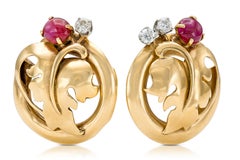 Vintage 1940s Retro Seaman Schepps Pin Set