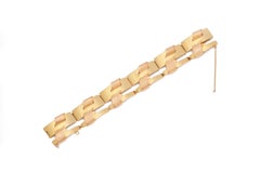 Vintage 1940s Retro Two-Toned Link Bracelet