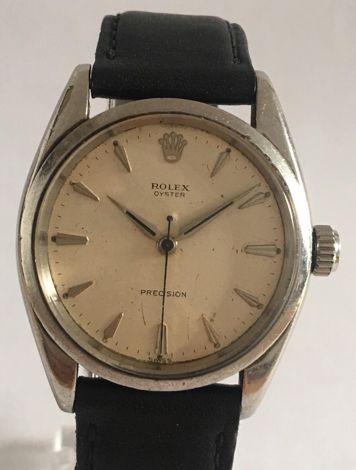 Vintage 1940s Rolex Oyster Precesion For Sale 1