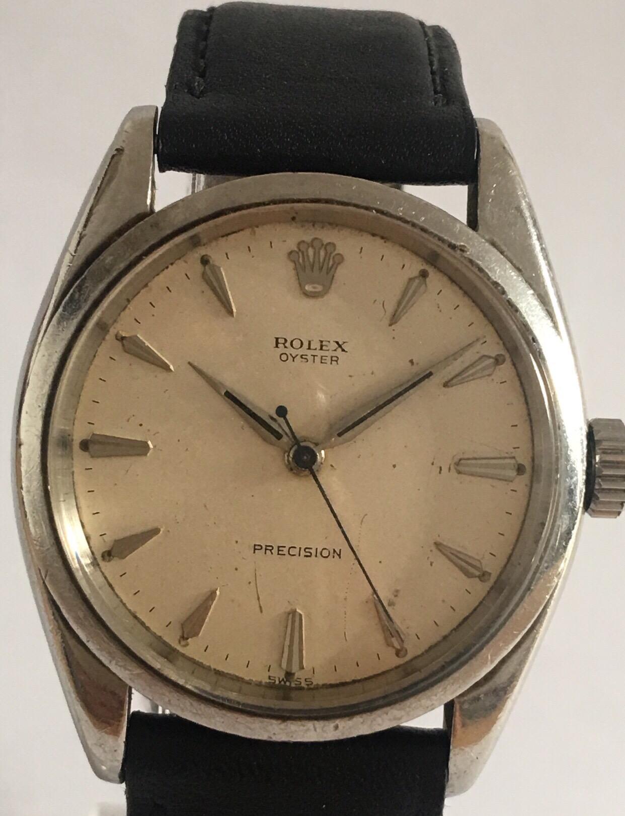 Vintage 1940s Rolex Oyster Precesion For Sale 2