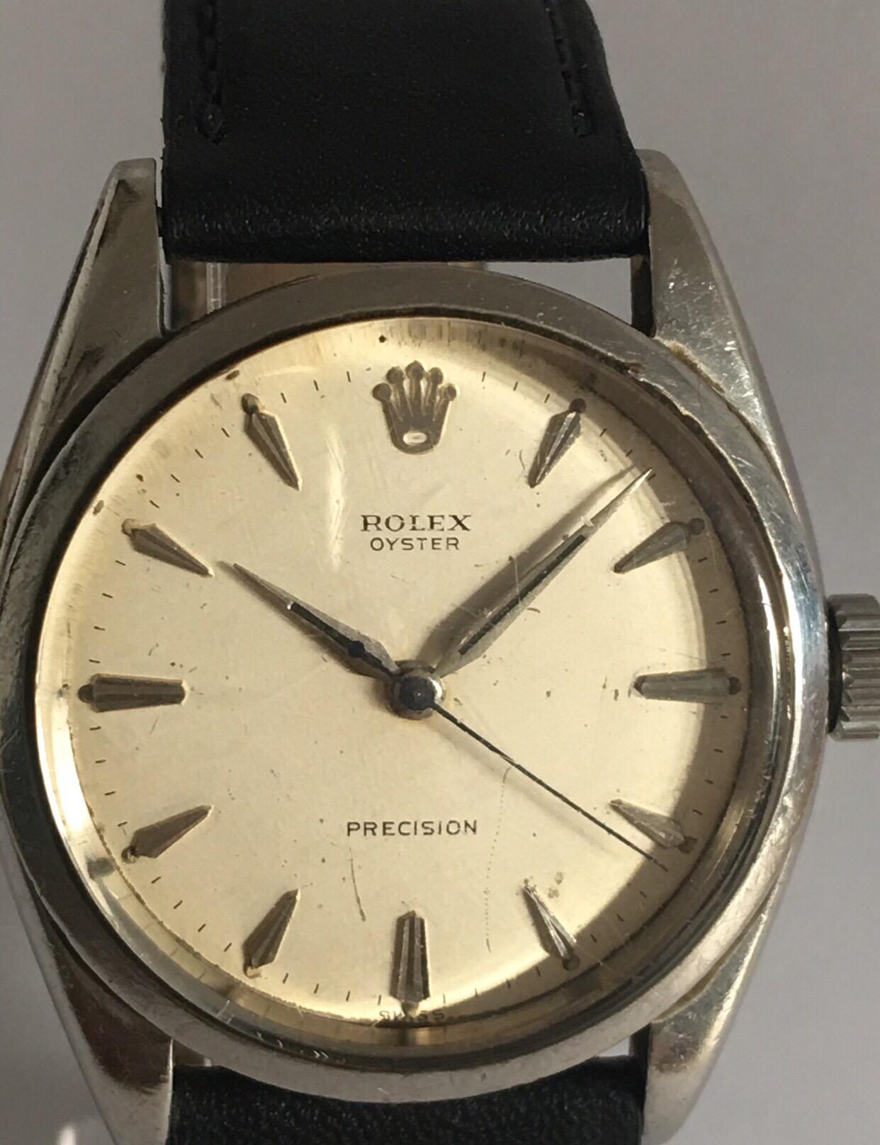 Vintage 1940s Rolex Oyster Precesion For Sale 4