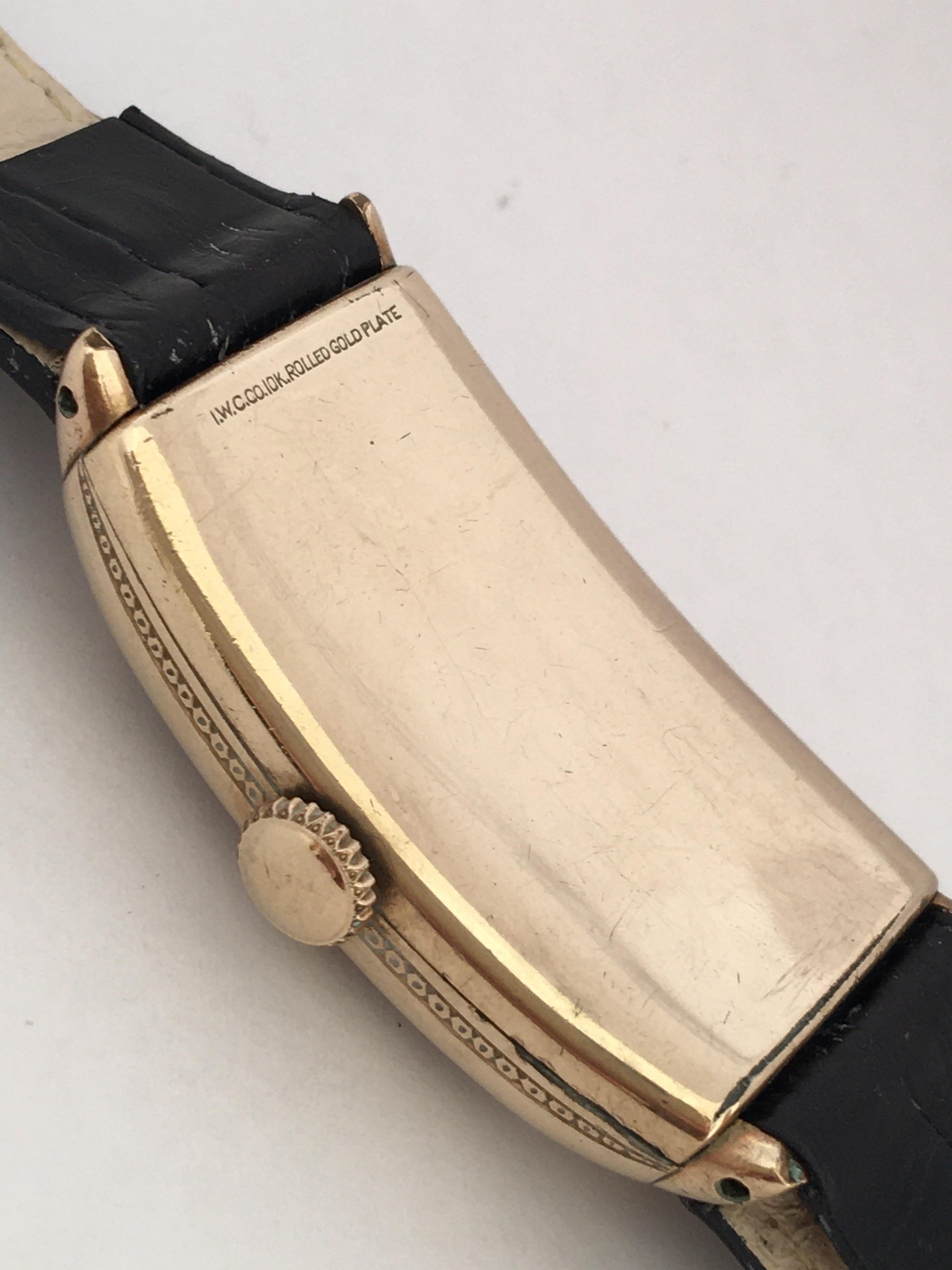 Vintage 1940s Rolled Gold Waltham Manual Winding Watch 4