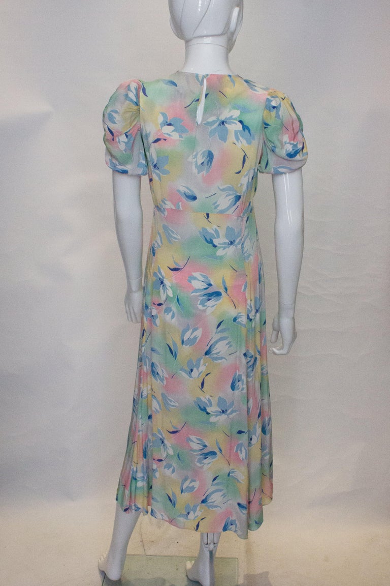 Vintage 1940s Summer Dress At 1stdibs