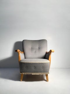 Vintage 1940s Swedish Lounge Chair
