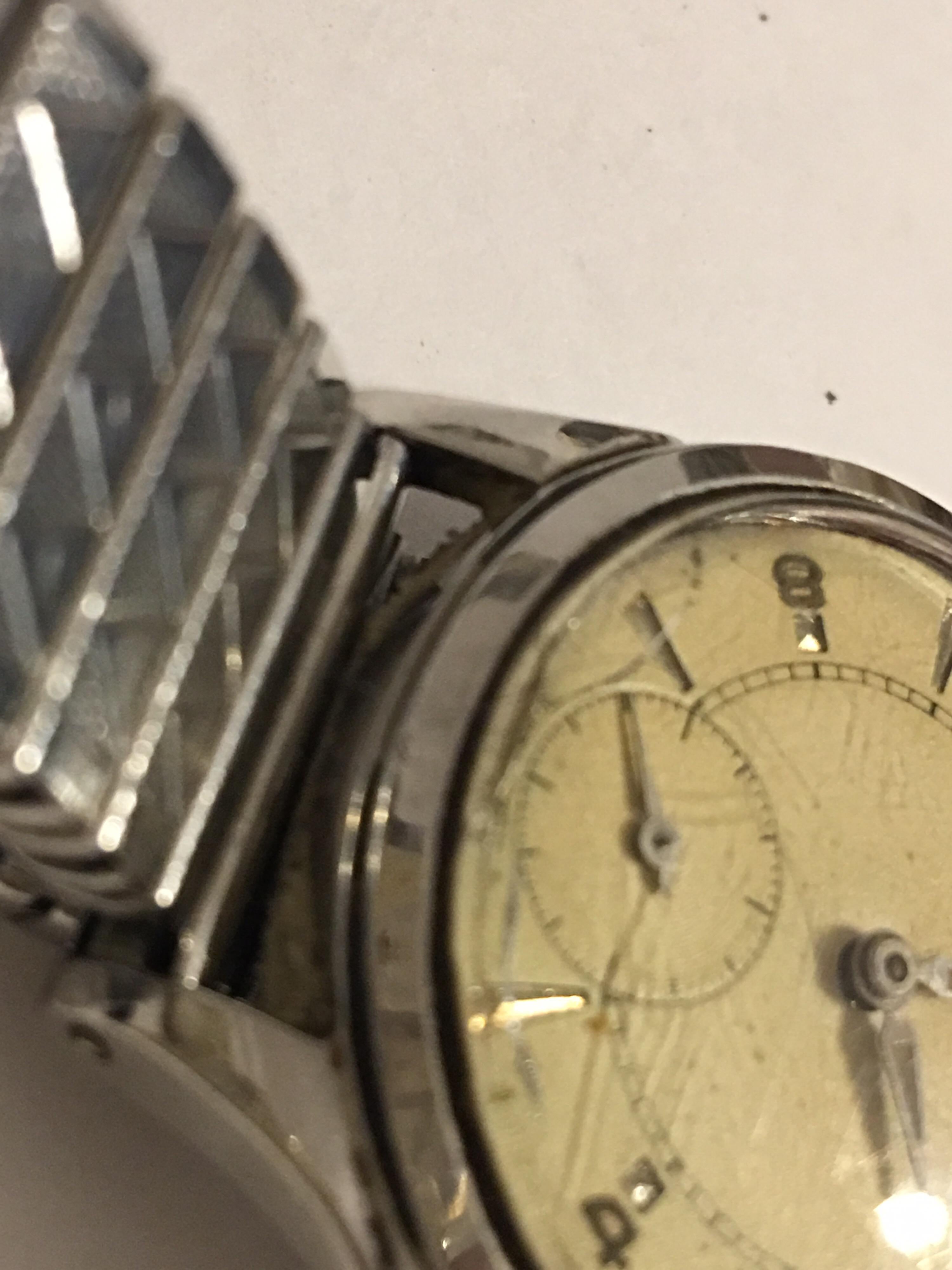 Vintage 1940s Tissot Stainless Steel Watch 3
