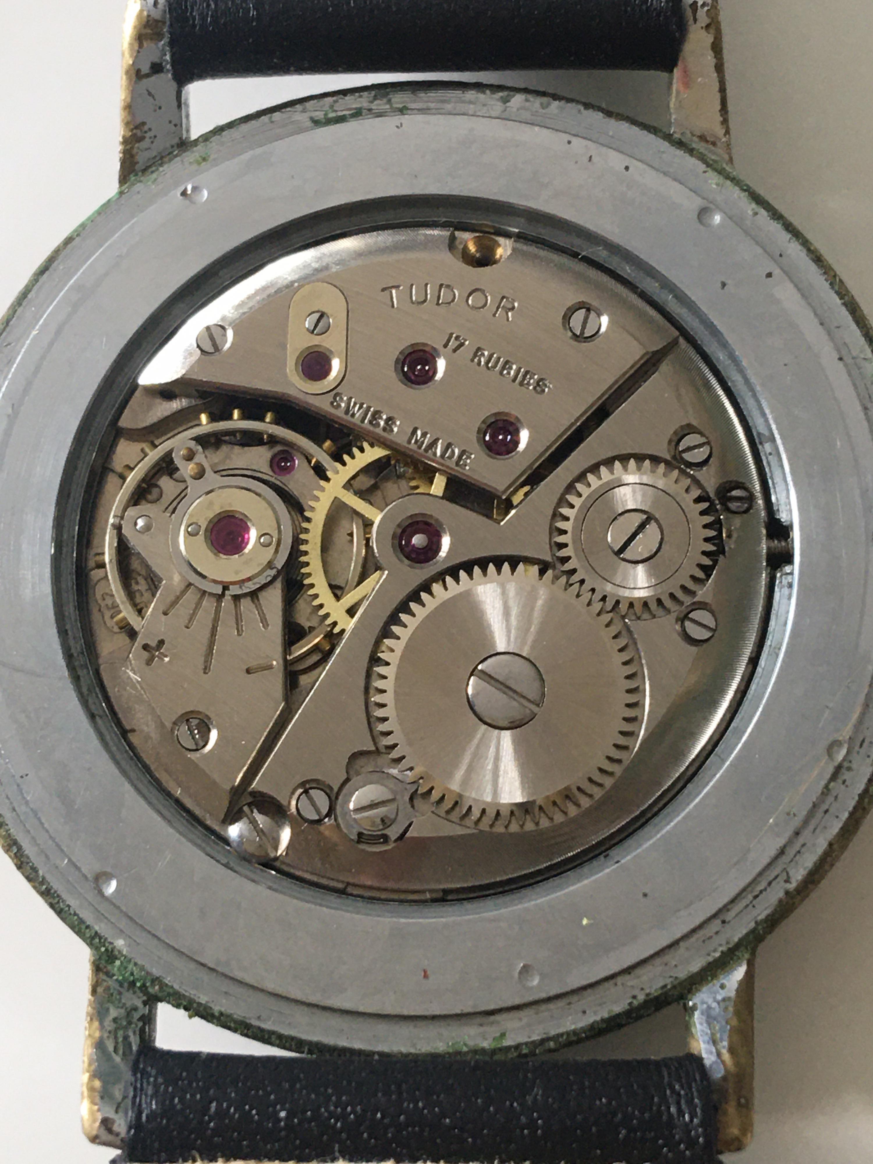 Vintage 1940s Tudor Mechanical Watch For Sale 7