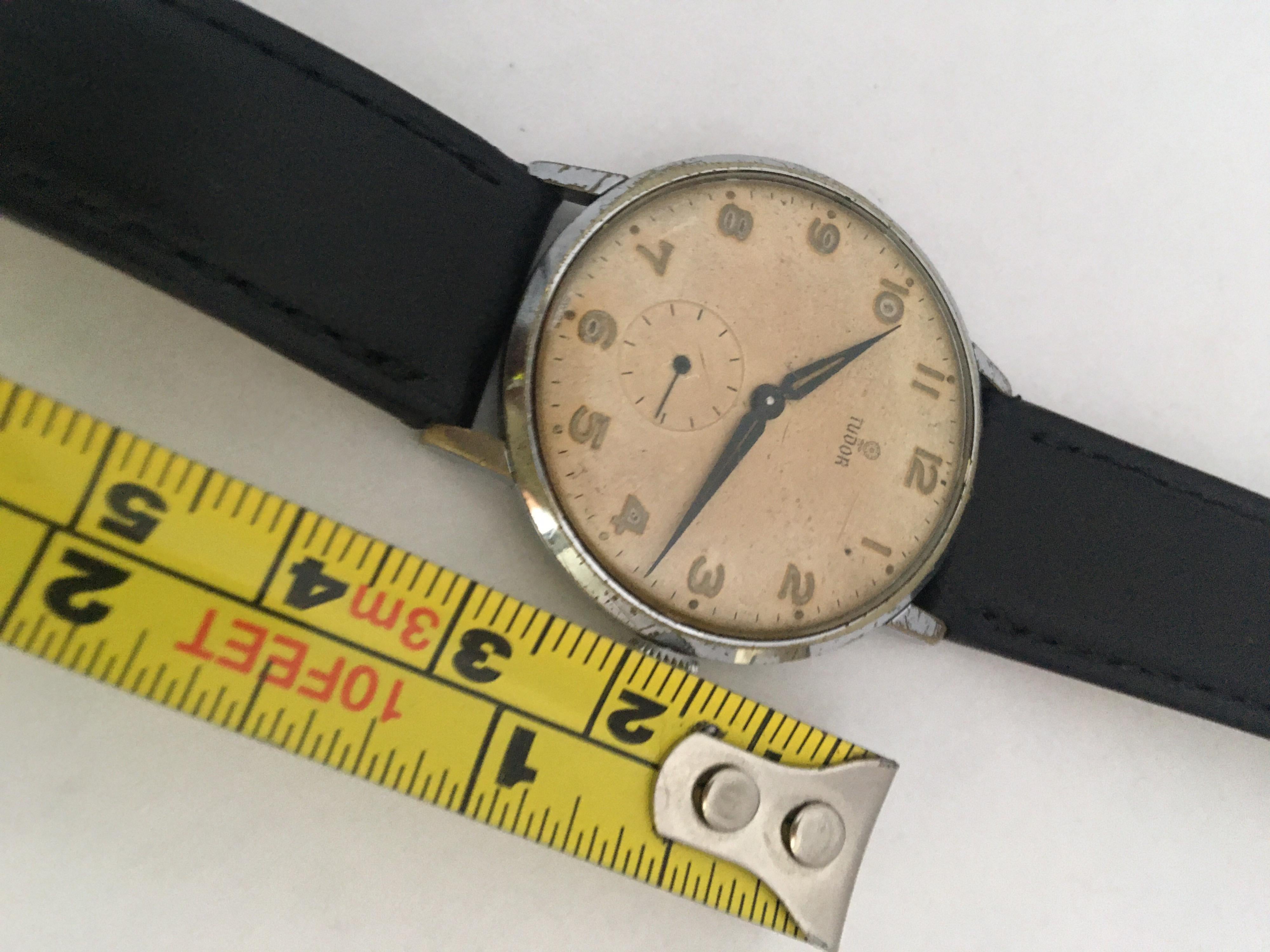 Women's or Men's Vintage 1940s Tudor Mechanical Watch For Sale