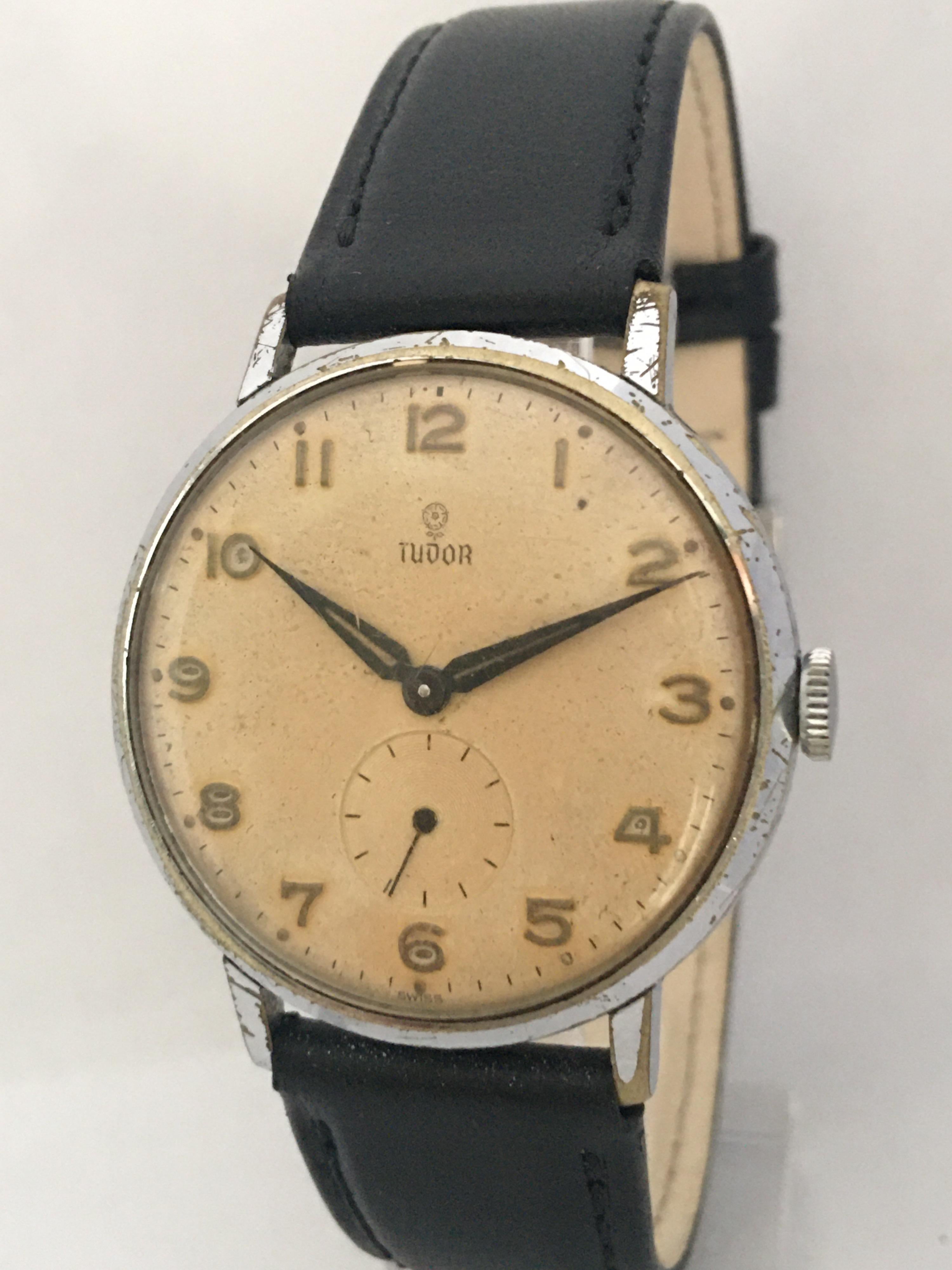 Vintage 1940s Tudor Mechanical Watch For Sale 2