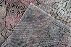 Vintage 1940s Turkish Anatolian Fragment Rug – Handmade, 2.11'' x 4' -1C1245