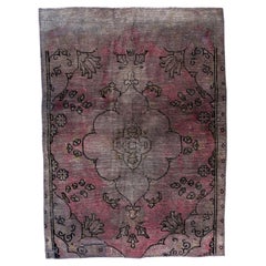 Vintage 1940s Turkish Anatolian Fragment Rug – Handmade, 2.11'' x 4' -1C1245