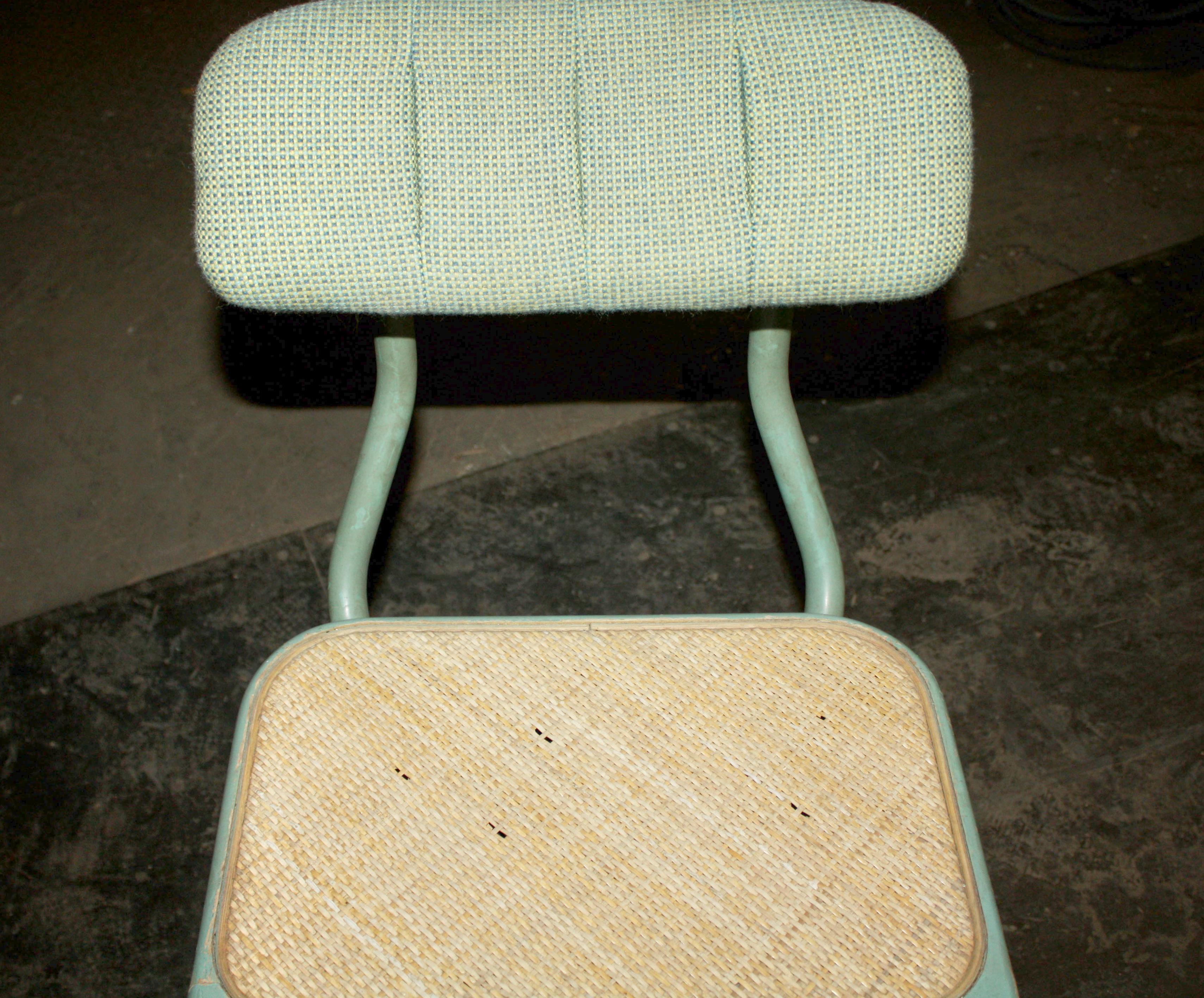 Vintage 1940s Western Electric Telephone Switch Board Operators Stool Chair In Good Condition In New York, NY