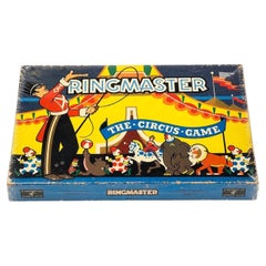Vintage 1947 Cadaco-Ellis Ringmaster “The Circus Game", Complete Set