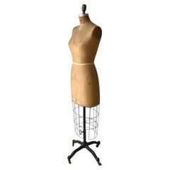 Verstellbares Vintage 1948 Palmenberg Cavanaugh weibliches Vintage-Mannequin-Kleid in Form eines Mannes, Größe 14