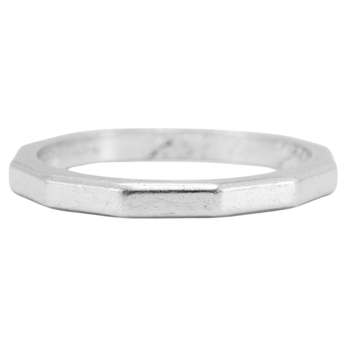 Vintage 1948 Tiffany 
Co. 900 Platino Iridio Anillo de boda facetado en venta