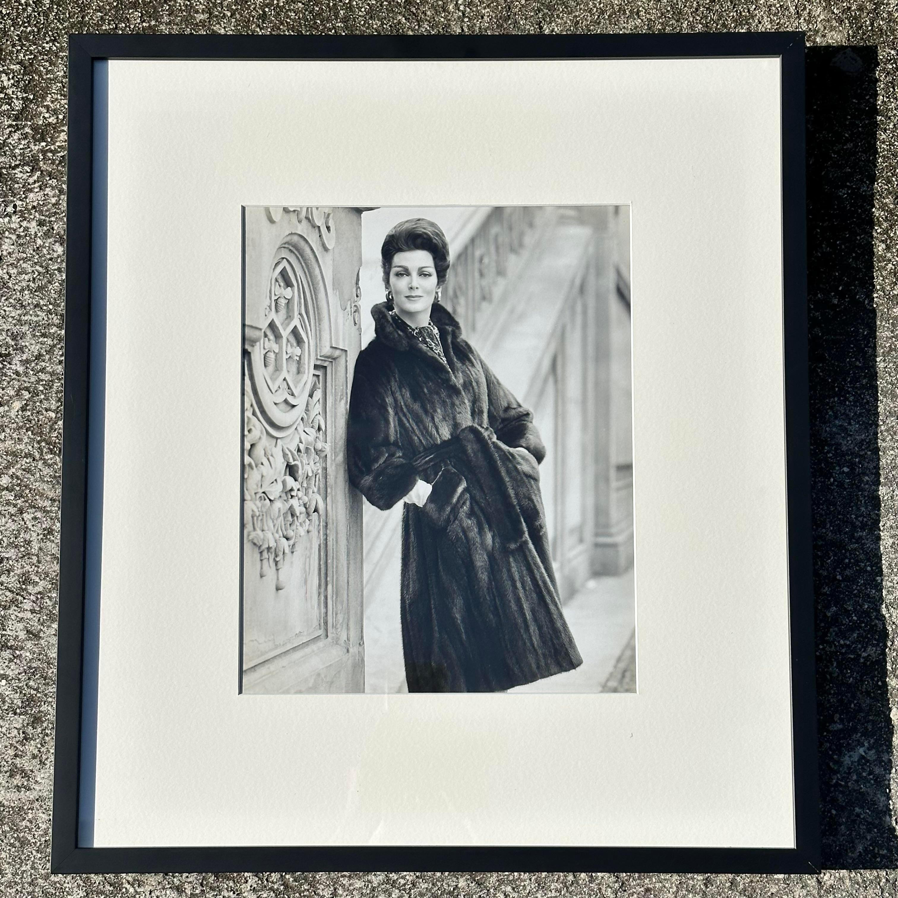 Vintage 1950 Black and White Fashion Photography For Sale 2