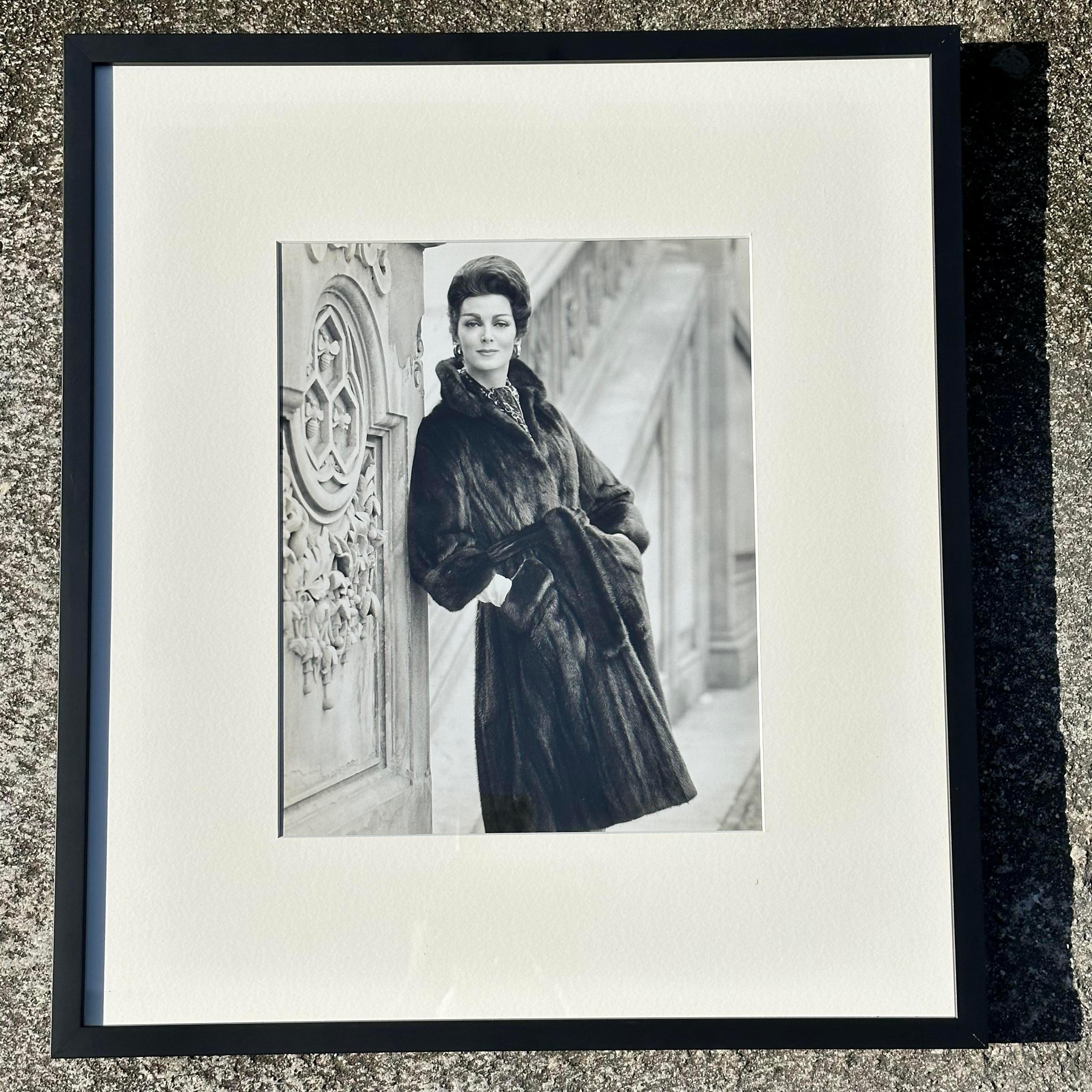 Vintage 1950 Black and White Fashion Photography For Sale 3