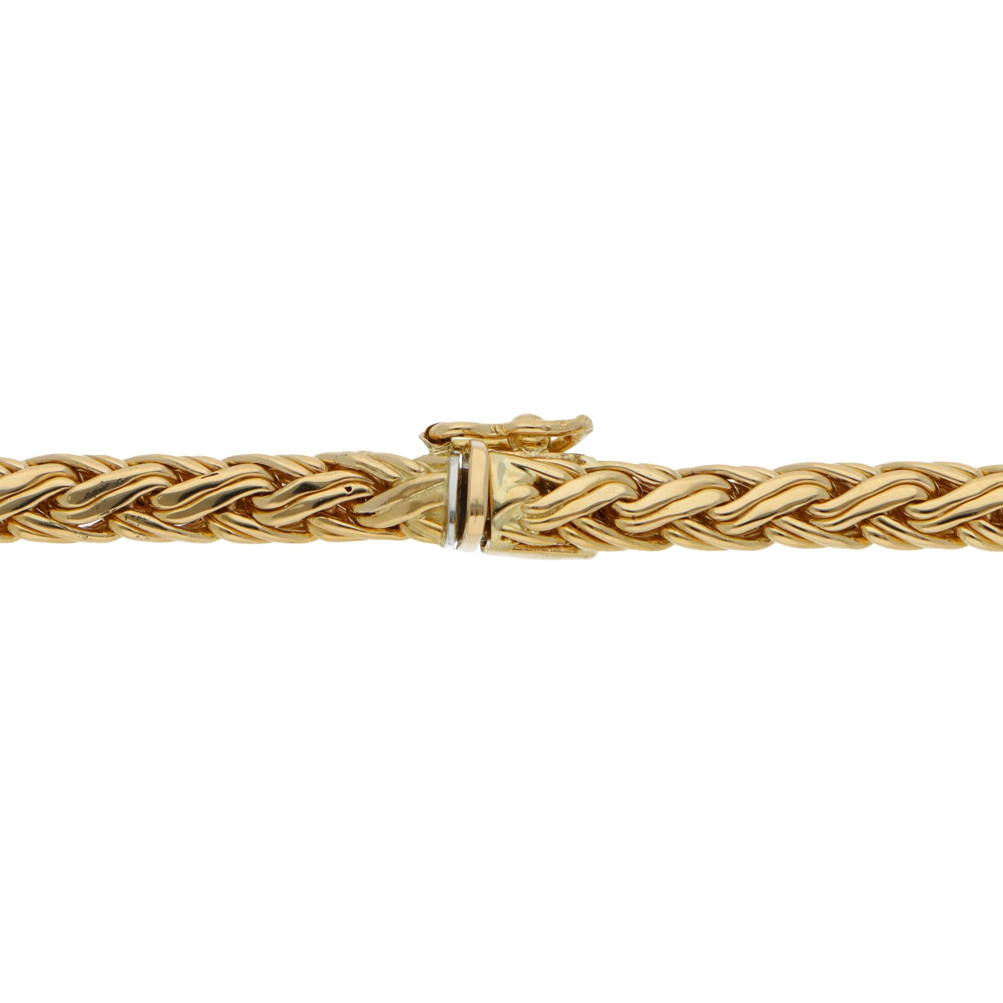Bizantino Vintage 1950 Tiffany & Co. Collana bizantina intrecciata in vendita