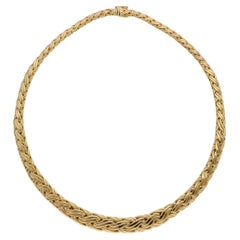 Vintage 1950 Tiffany & Co. Collana bizantina intrecciata