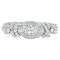 Vintage 1950s 15.00 Carat Diamond Bracelet