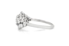 Vintage 1950s 1.90 Carat Diamond Ring
