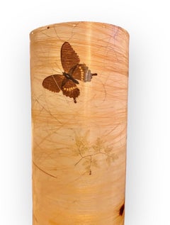 Vintage 1950’s-1960’s Accent Lamp With Fiberglass Shade