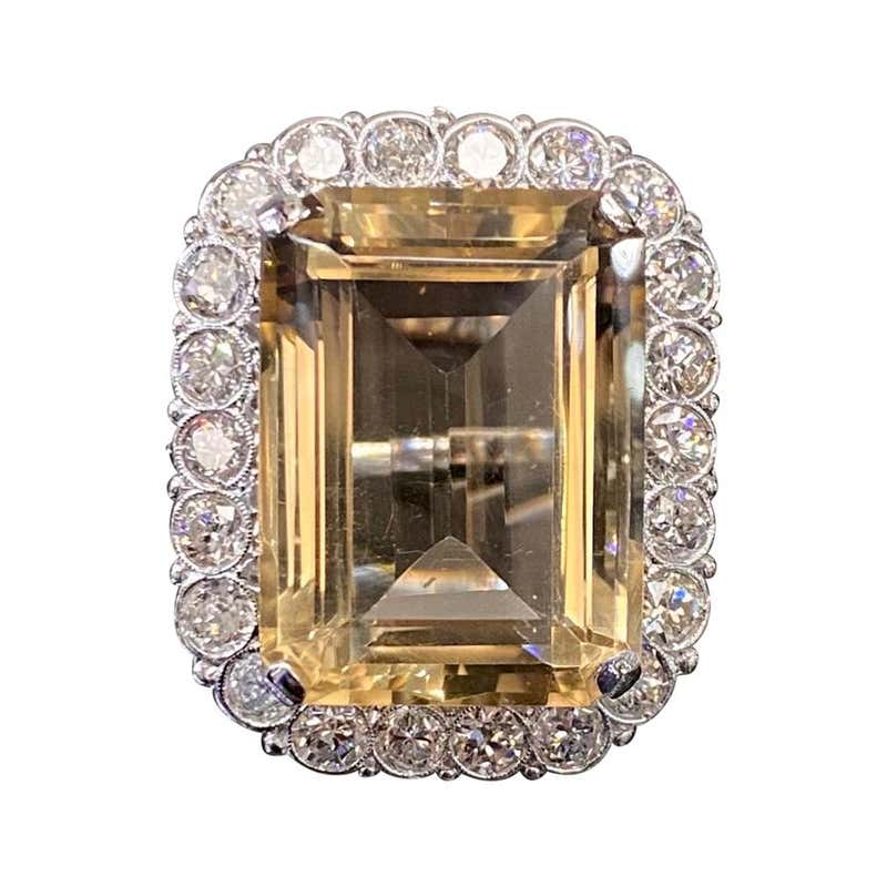 1960s Bulgari Emerald Diamond Platinum Ring at 1stDibs | bulgari ...