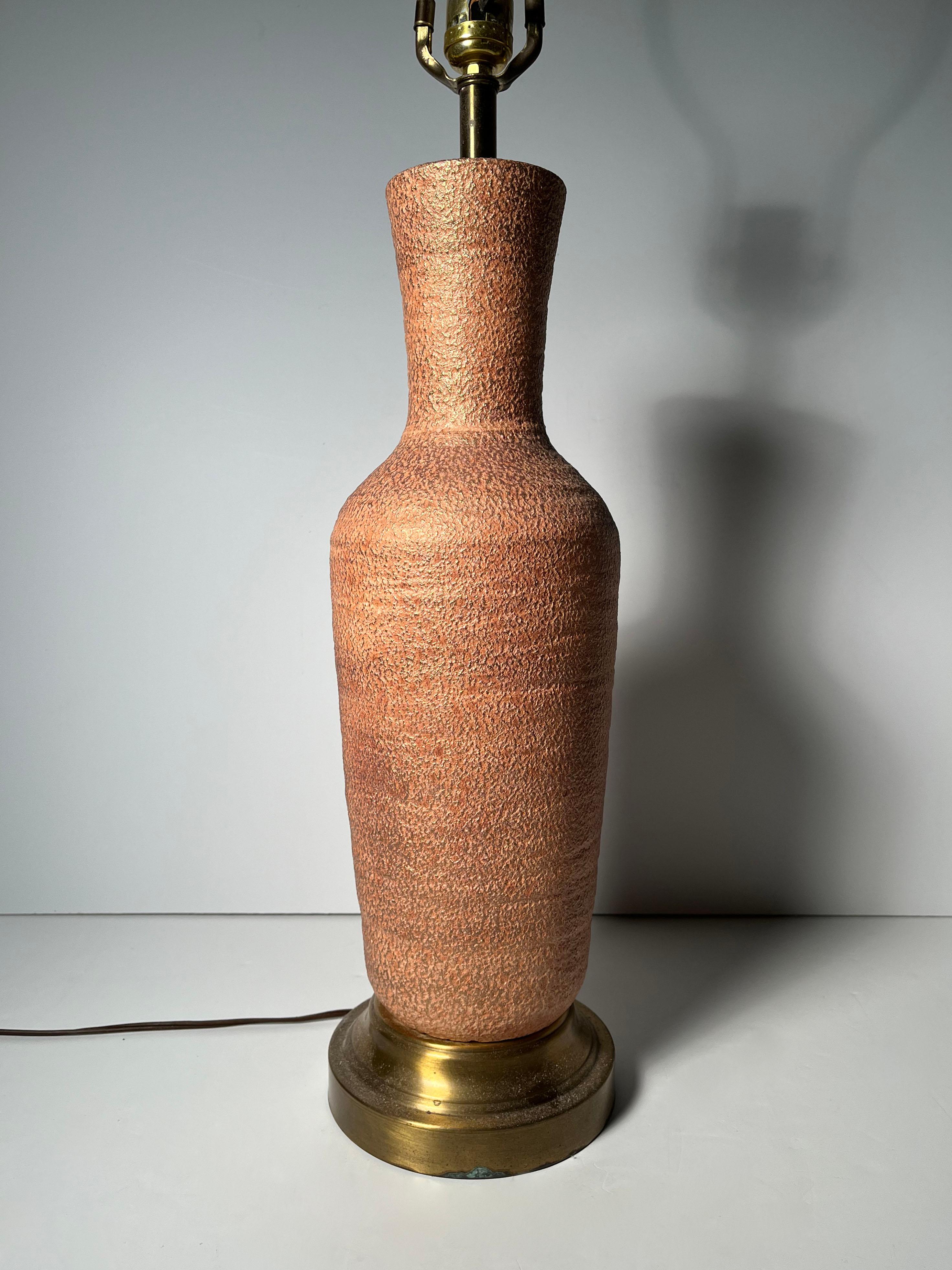 Mid-Century Modern Vintage 1950s/60s Ceramic Lamp For Sale