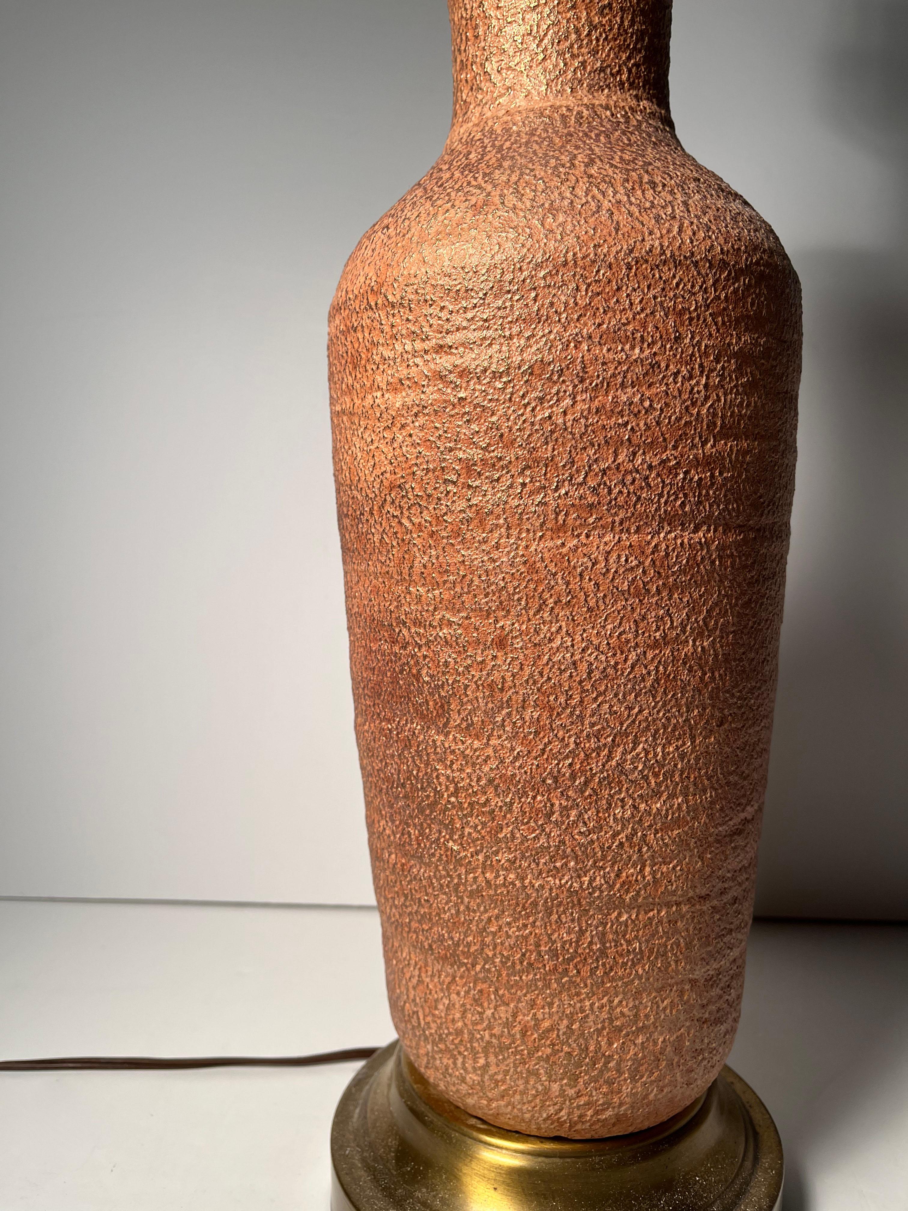 American Vintage 1950s/60s Ceramic Lamp For Sale