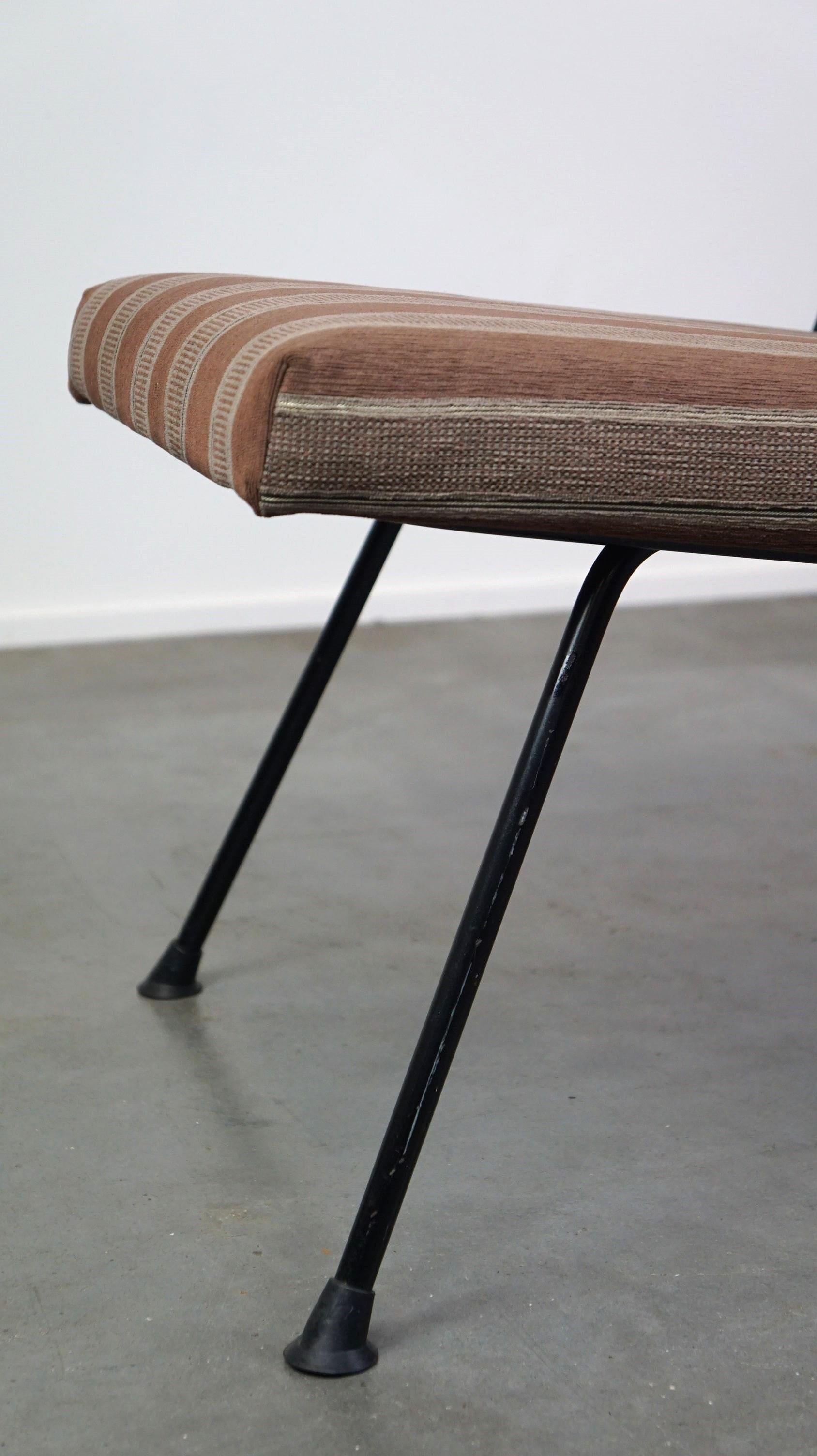Fauteuil vintage design des années 1950/60 avec dossier haut, modèle 1410 de Gispen en vente 5