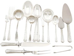 Vintage 1950s American Sterling Silver Canteen of Cutlery for Six
