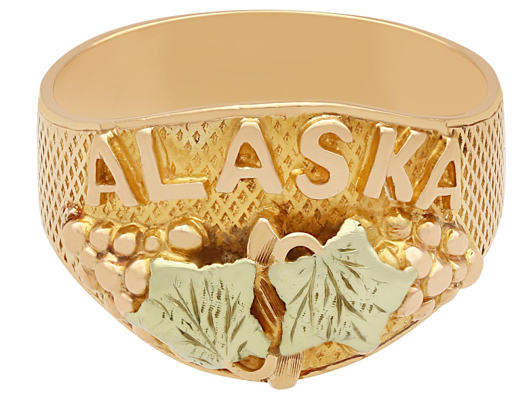 alaska gold ring